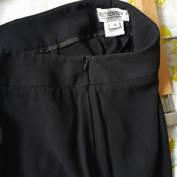 Vintage HOLT RENFREW Black Pants - Picture 4 of 6
